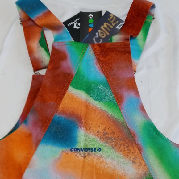 Converse Shapes x Come Tees cosmic airbrush all-over print overalls - Picture 12 of 12